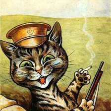 Схема вышивки «кот»