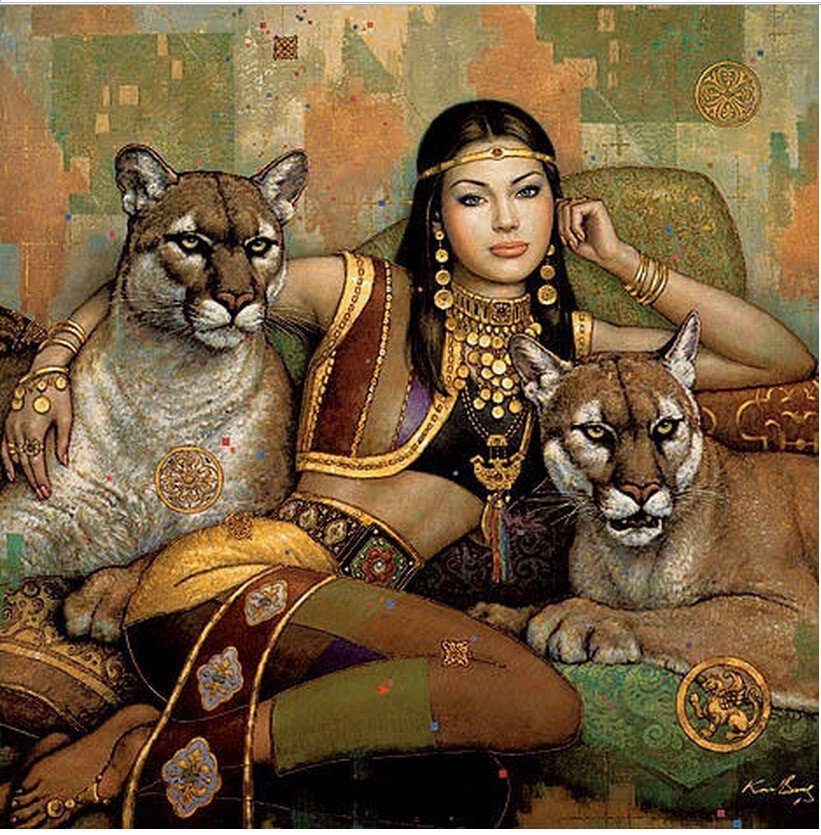 Восточная красавица - девушка - оригинал