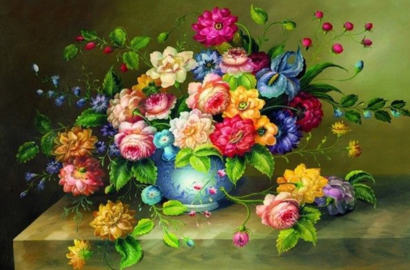 Букет - цветы - оригинал