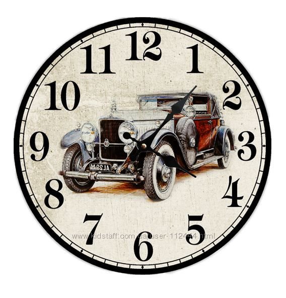 авторетро часы - машина, ретро - оригинал