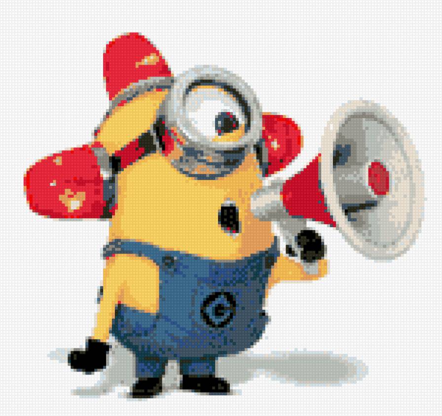 миньен с мигалкой - миньен, гадкий я, бидо - предпросмотр