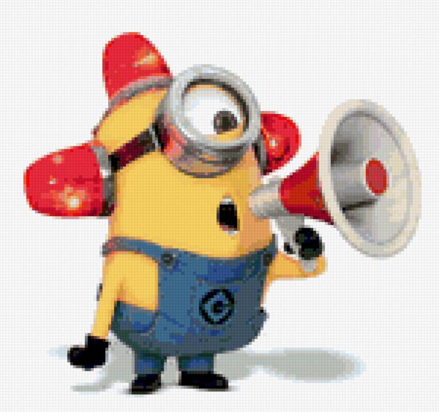 миньен с мигалкой - гадкий я, бидо, миньен - предпросмотр