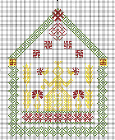 Макошь - макошь, оберег, для дома - оригинал