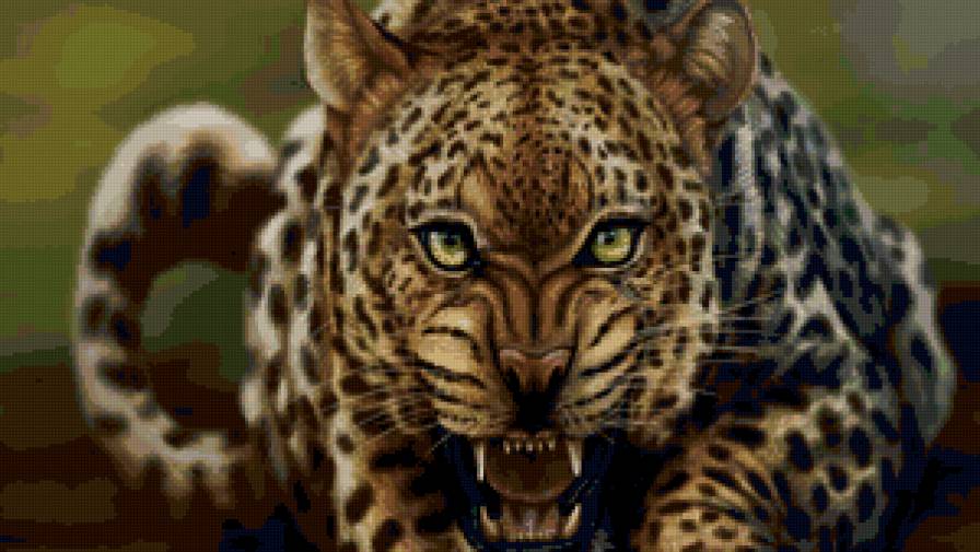 леопард - кошки, животные - предпросмотр