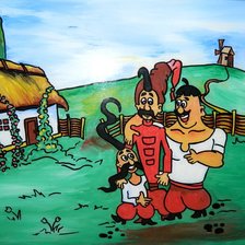 Схема вышивки «козачки»