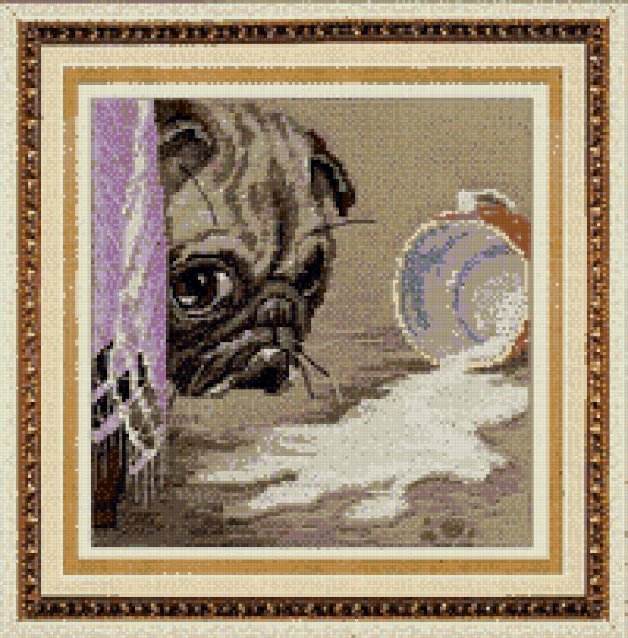 Мопс - прелесть, собака - предпросмотр