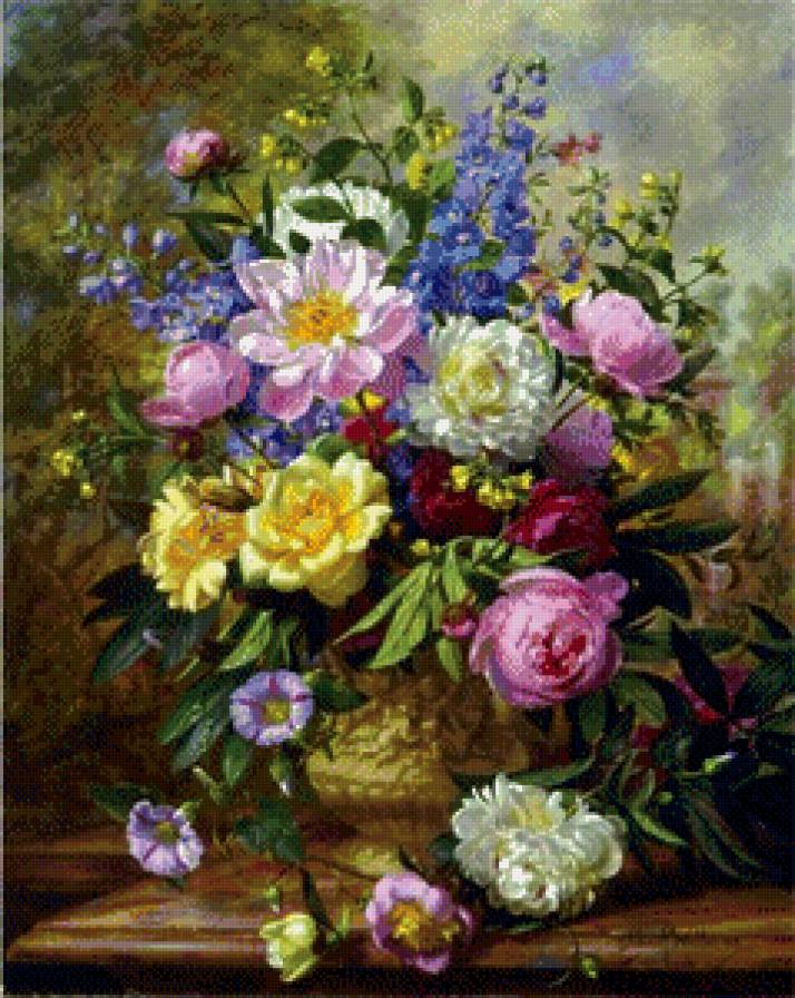 Праздник красок - цветы, букет - предпросмотр