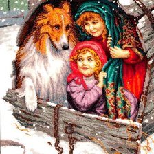 Схема вышивки «прятки»