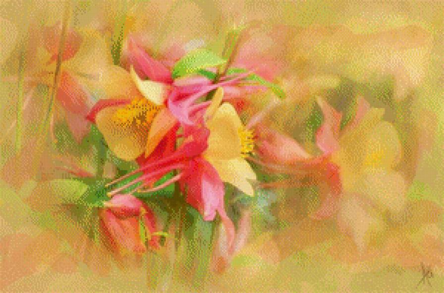 Акварель - цветы, акварель - предпросмотр