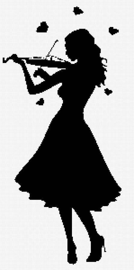 Скрипачка - предпросмотр