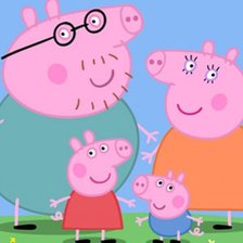 Схема вышивки «подушка пеппа»