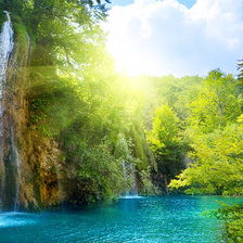 Схема вышивки «водопад»