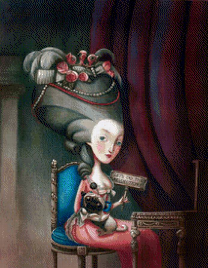 Maria Antonieta [Lacombe] - arte-pintores - предпросмотр