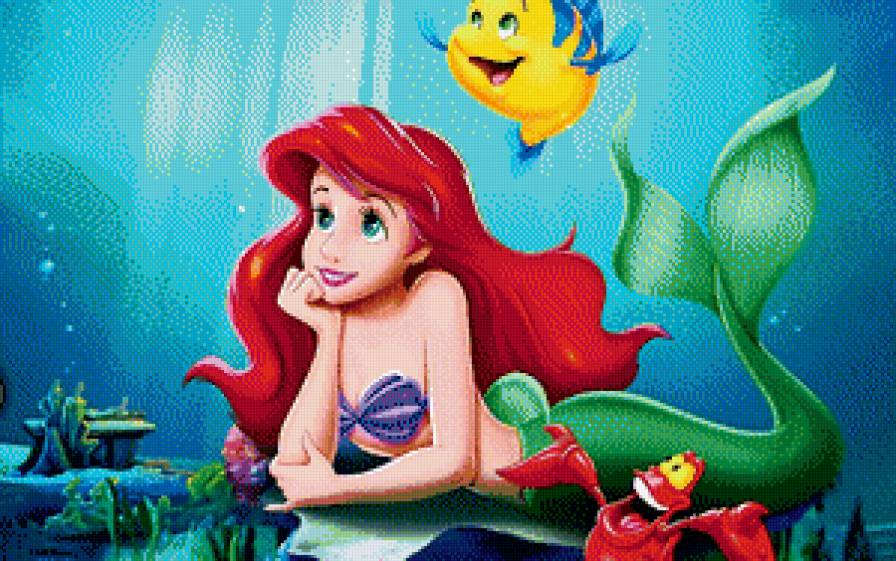 Русалочка - русалочка, мультфильм - предпросмотр