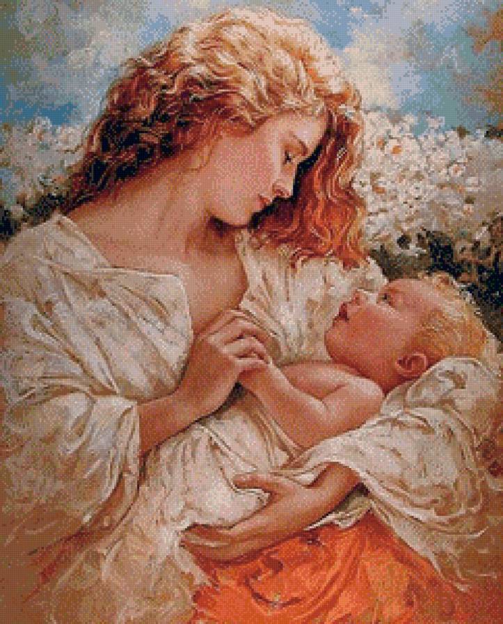 Серия "Мать и дитя" - нежность, малыш, чувства, мама, любовь - предпросмотр