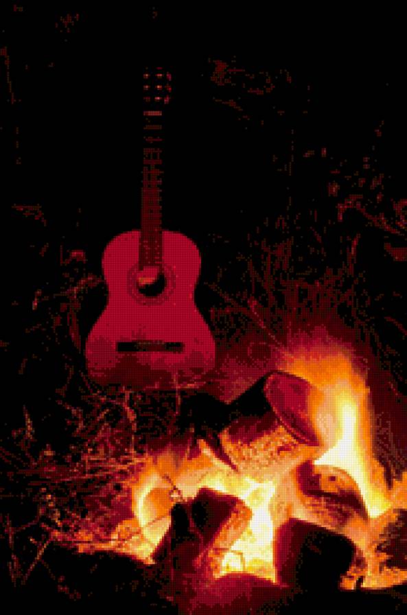 Изгиб гитары жёлтой... - предпросмотр