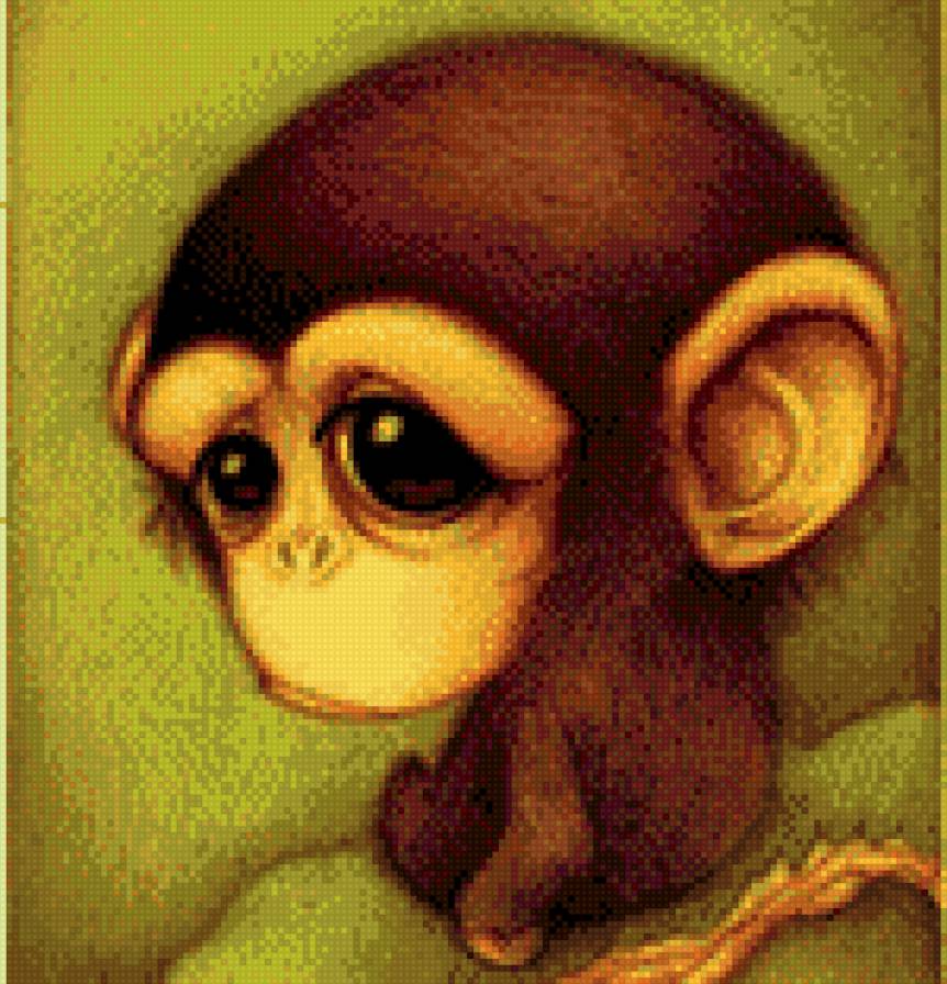 обезьянка - обезьянка животные - предпросмотр