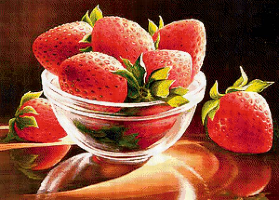 Серия "Приятного аппетита" - ягоды, клубничка, лето, ароматная клубника - предпросмотр