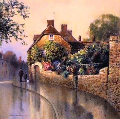 после дождя - улица, город - оригинал