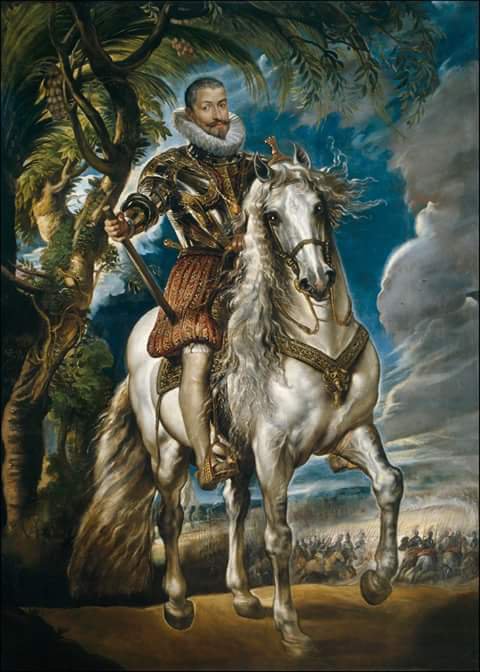 Retrato ecuestre del Duque de Lerma [Rubens] - arte-pintores - оригинал