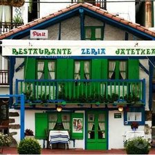 Схема вышивки «Zeria jatetxea [Hondarribia]»