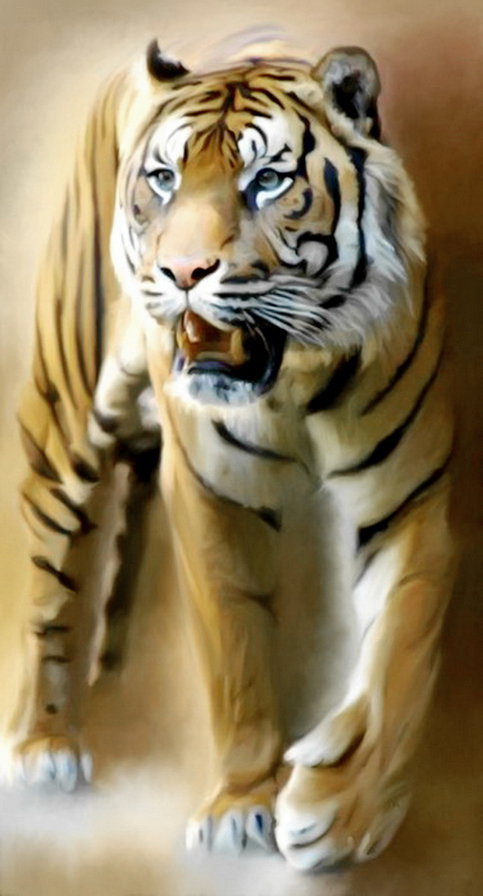 Тигр - хищник, тигр - оригинал