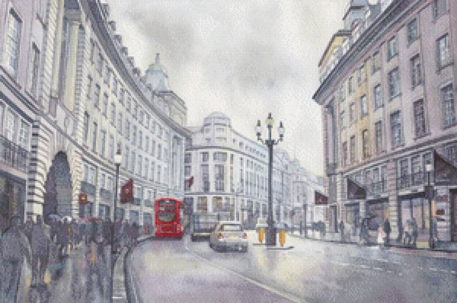 Акварель № 17 - картина, архитектура, живопись, искусство - предпросмотр