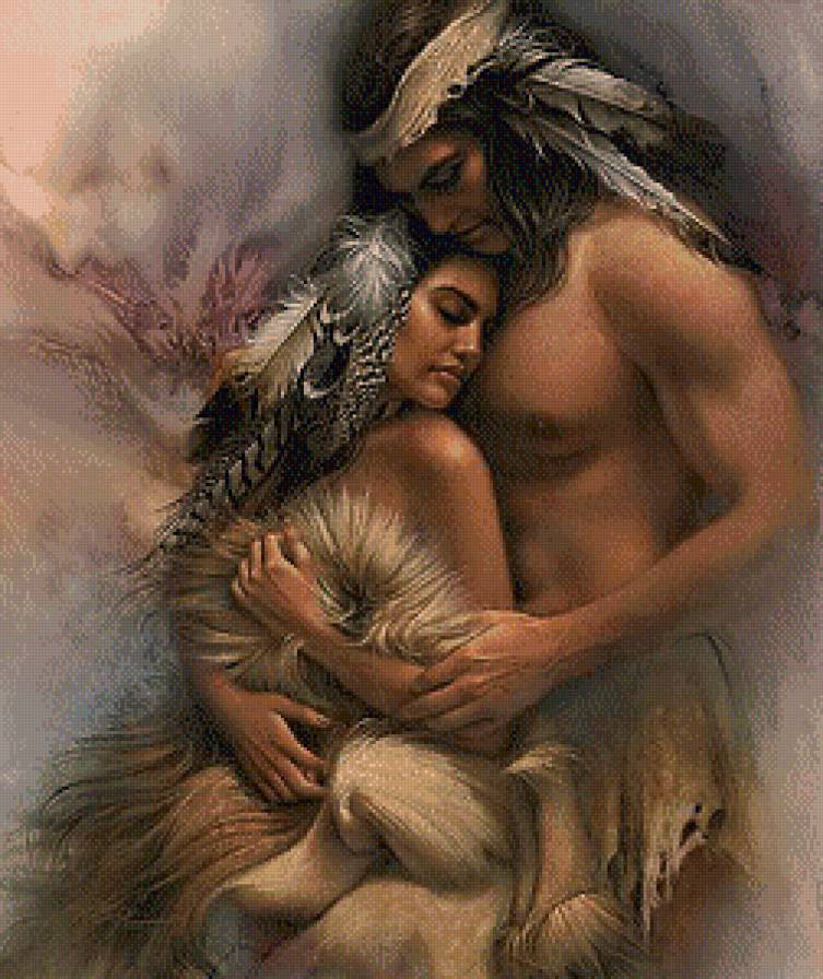 Серия "Инди" - нежные чувства, двое, парень, индейцы, девушка - предпросмотр