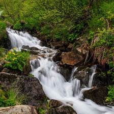 Схема вышивки «водопад»