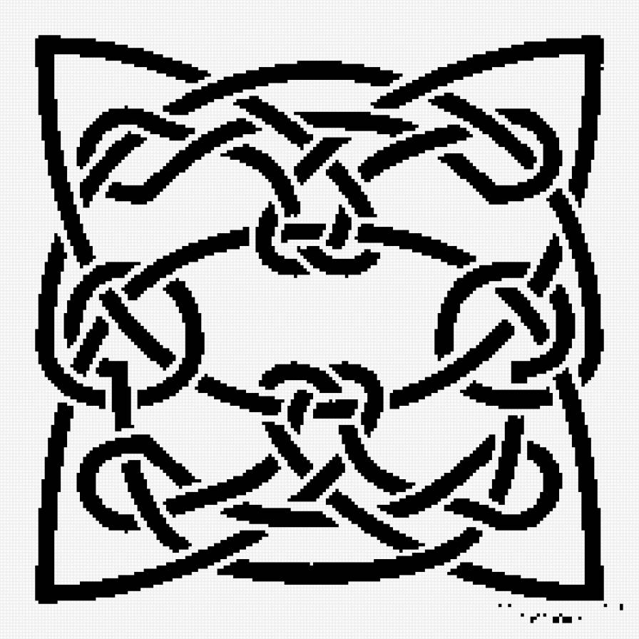 Тату - тату, черное белое - предпросмотр