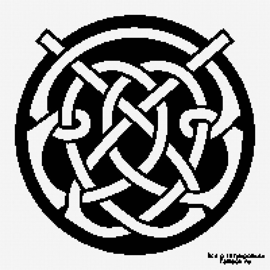 Тату - тату, черное белое - предпросмотр