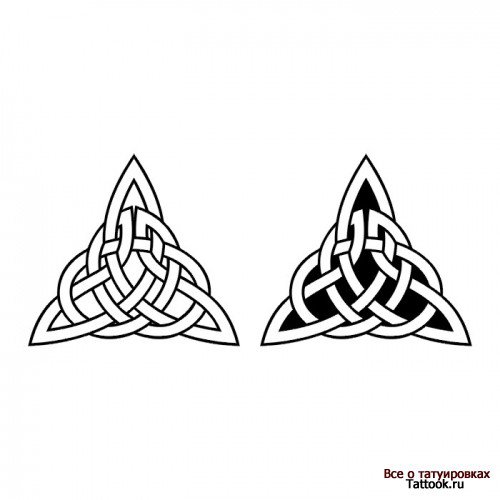 Тату - тату, черное белое - оригинал