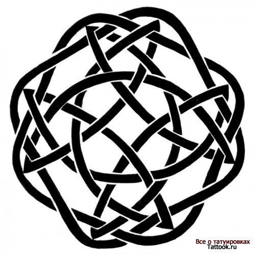 Тату - черное белое, тату - оригинал