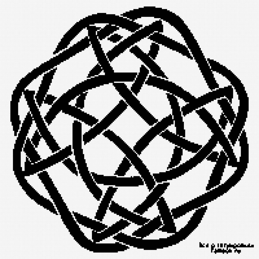 Тату - тату, черное белое - предпросмотр