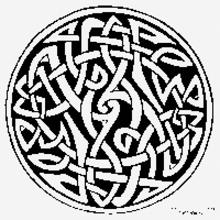 Тату - тату, черное белое - предпросмотр