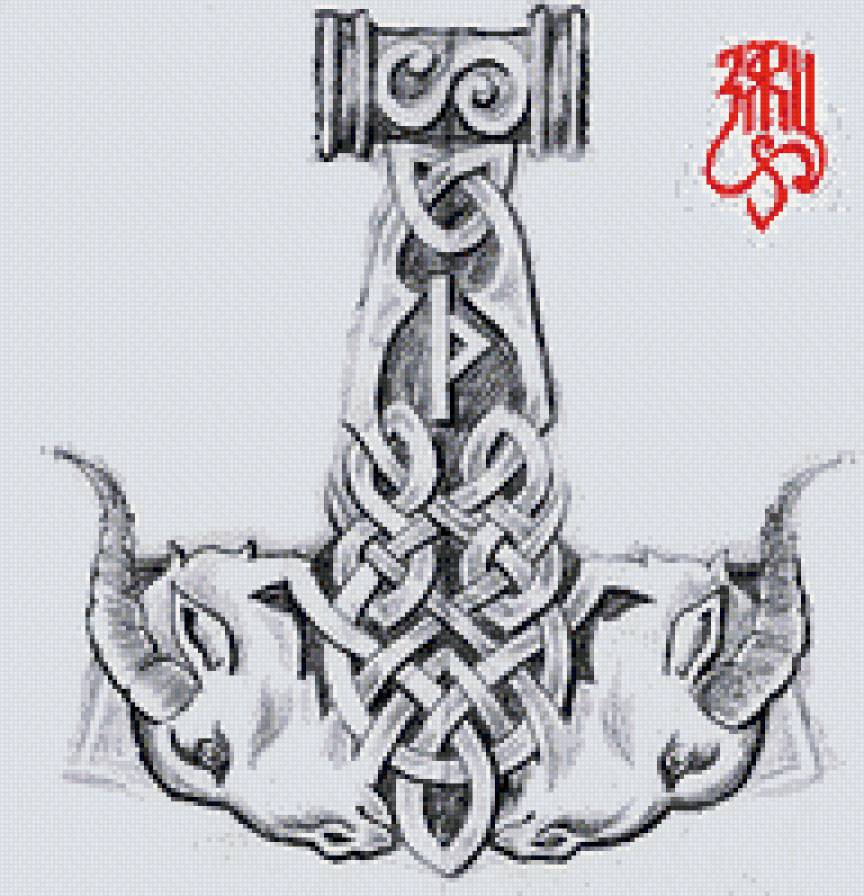 Тату - тату, черное белое - предпросмотр