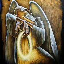 Схема вышивки «ангел»