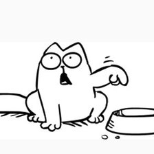 Схема вышивки «Кот Саймона»