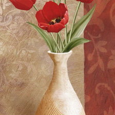 Оригинал схемы вышивки «цветы в вазе» (№977700)