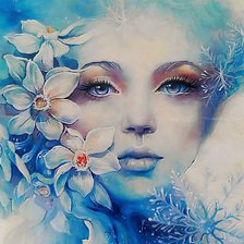 Схема вышивки «in blu»