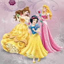 Оригинал схемы вышивки «принцессы» (№978071)