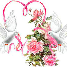 Схема вышивки «Серия "Двое" Совет да Любовь"»