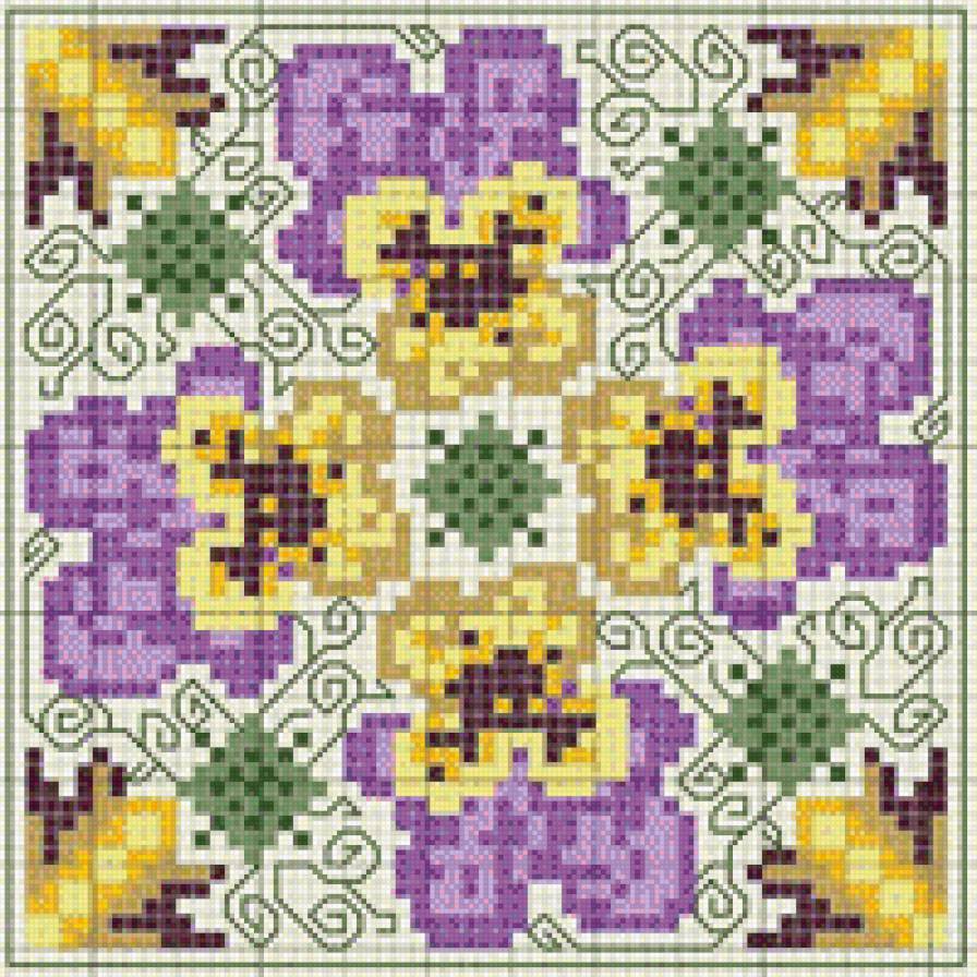 Анютины глазки - предпросмотр