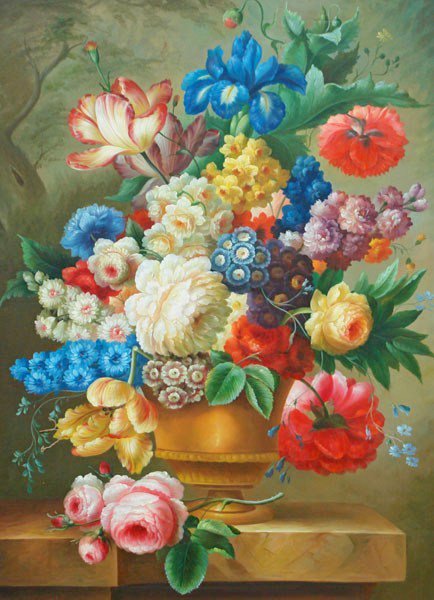 Старинный букет - букет цветов - оригинал