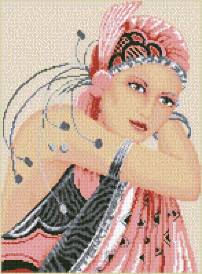 Девушка в розовом - люди - предпросмотр