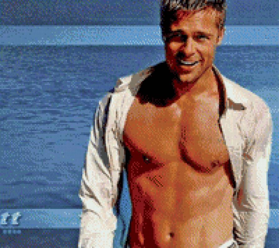 Бред Пит - мужчины, люди, парень, человек - предпросмотр