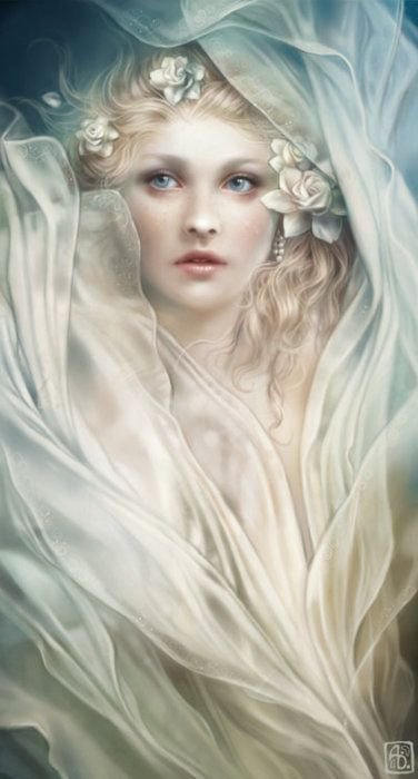 Анна - девушка, эльфы, фэнтези - оригинал