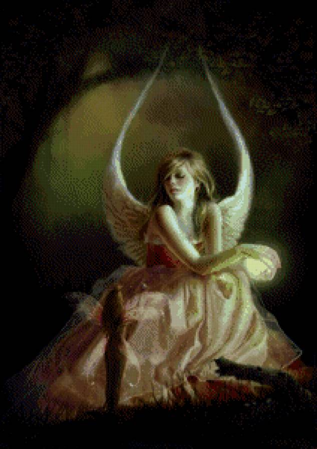 В раздумьи - фэнтези, девушка - предпросмотр