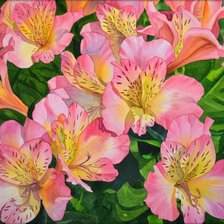 Схема вышивки «Цветы»