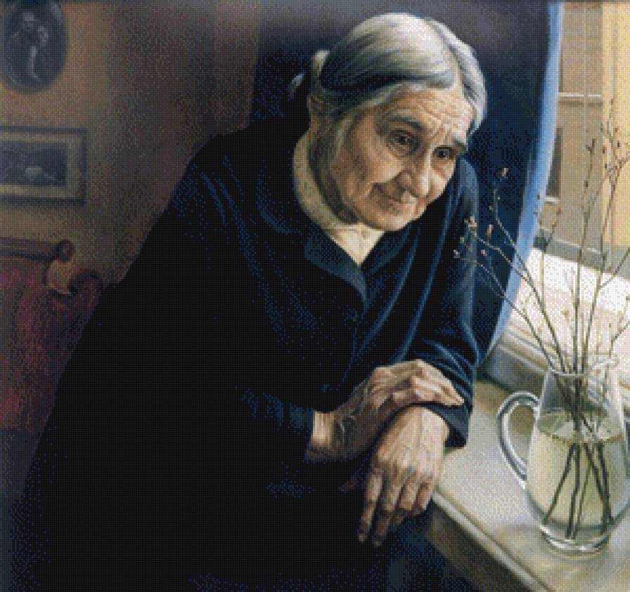 Бабушка - люди, портрет, бабушка, женщина - предпросмотр